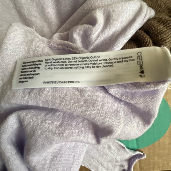 Eileen Fisher roll neck tee - Picture 3 of 4